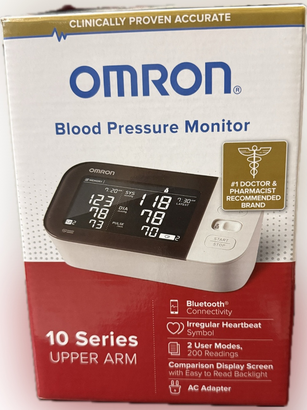 OMRON Blood Pressure Monitor 10 Series Upper Arm Bluetooth